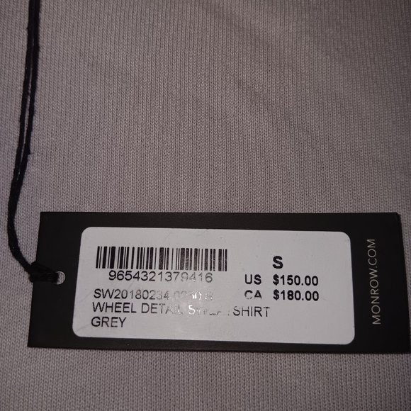 MONROW  WOMEN'S WHEEL DETAIL SWEATSHIRT - Picture 5 of 8